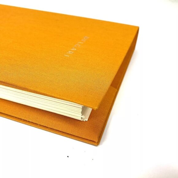BVLGARI Schedule book logo Memo pad with stickers notebook paper Orange - Picture 6 of 12